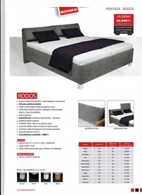 Prodej čalouněných postelí, matrací a roštů „POHODA“ v Třebíči