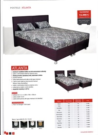 Prodej čalouněných postelí, matrací a roštů „POHODA“ v Třebíči